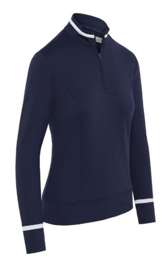 Callaway Thermal Long Sleeve Colourblock women's top, peacoat