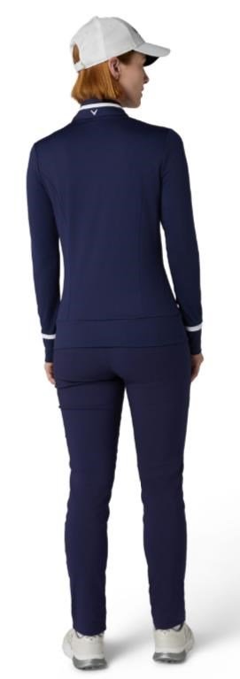 Callaway Thermal Long Sleeve Colourblock women's top, peacoat
