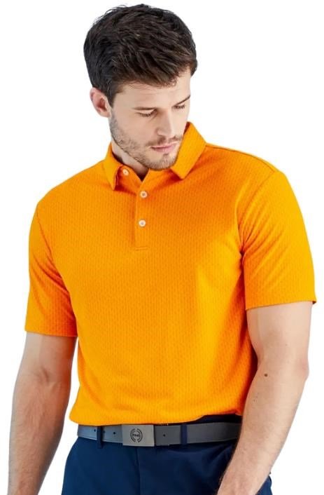 PING Hershel men's polo, sunburst multi