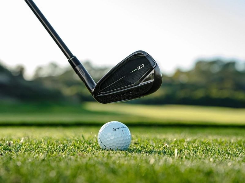TaylorMade Qi Gunmetal Edition men's irons, steel