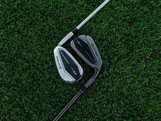 TaylorMade Qi Gunmetal Edition men's irons, steel