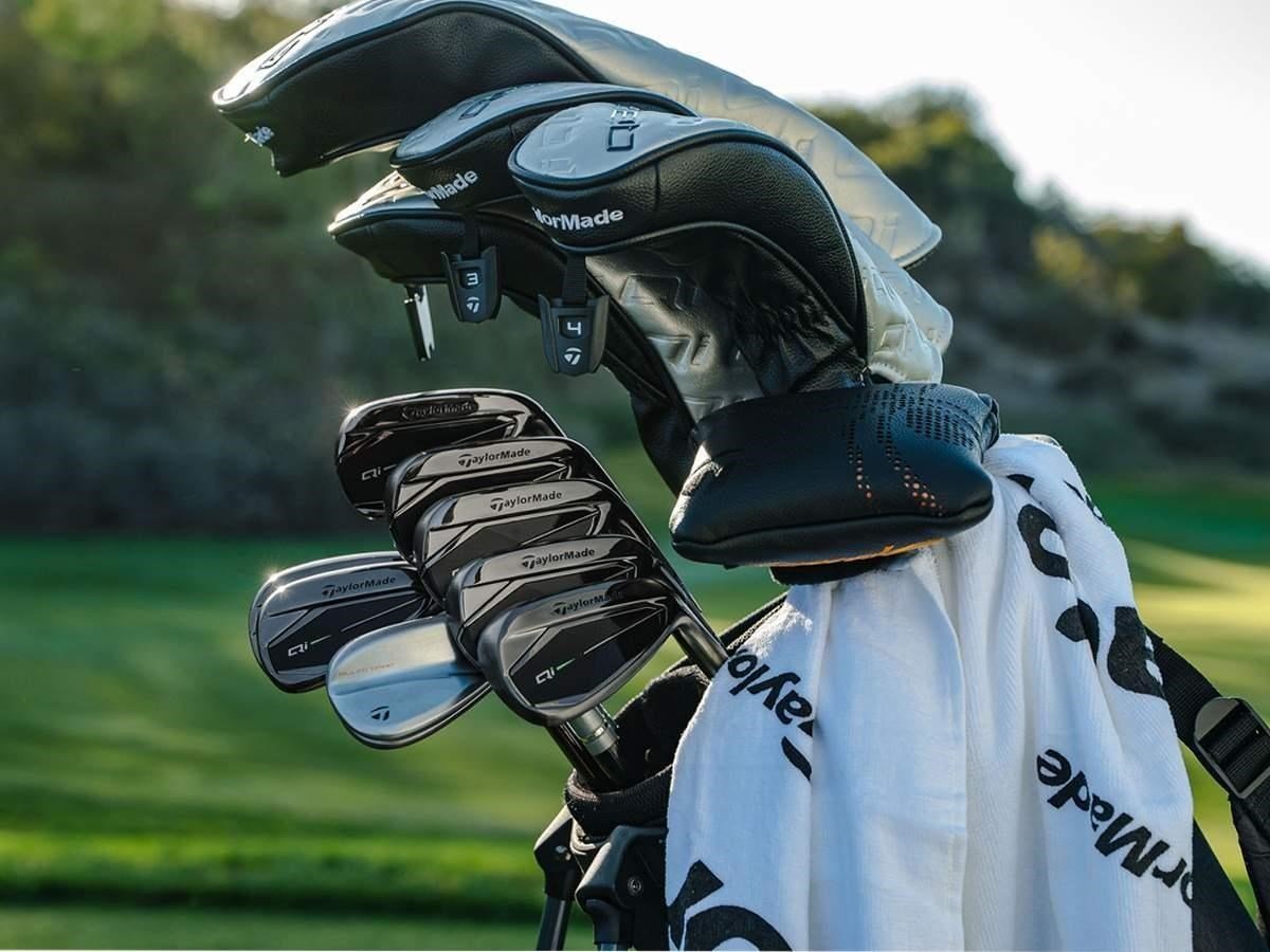 TaylorMade Qi Gunmetal Edition men's irons, steel