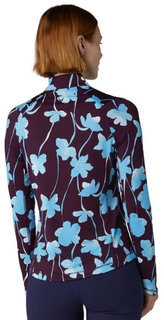 Callaway Stemmed Floral Sun Protection women's top, potent purple