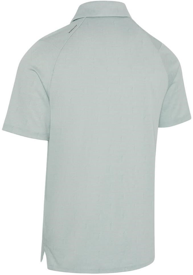 Callaway Chev Twill Jacquard men's polo, aquifer