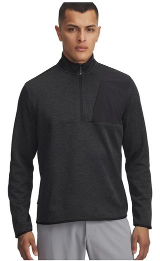 Under Armour Drive SweaterFleece 1/2 Zip men's sweatshirt, black/anthracite