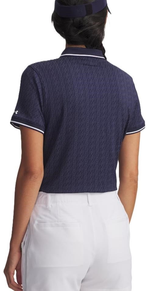 Under Armour Playoff Jacquard women's polo, midnight navy