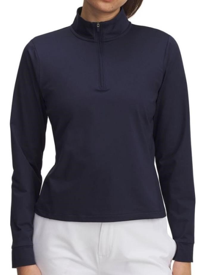 Under Armour Drive 1/4 Zip women's sweatshirt, midnight navy