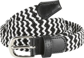 PING Stretch Webbing women's belt, black/white