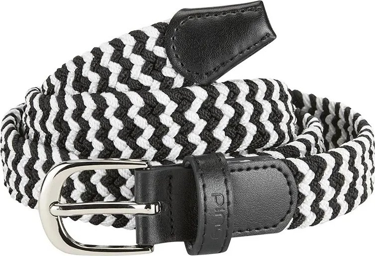 PING Stretch Webbing women's belt, black/white