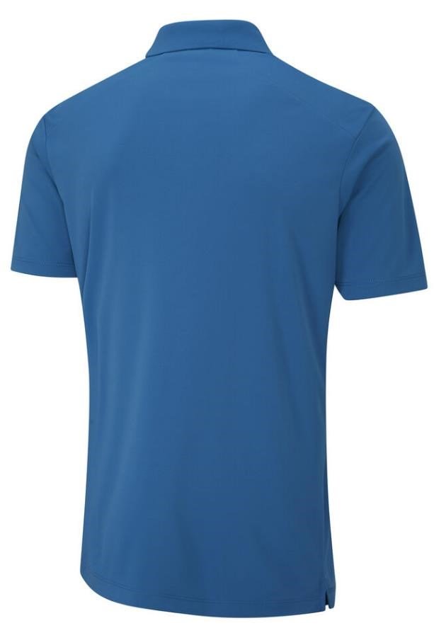 PING Lindum men's polo, tidal blue