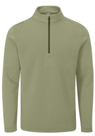 PING Nolan Quarter Zip Fleece men's sweatshirt, lichen