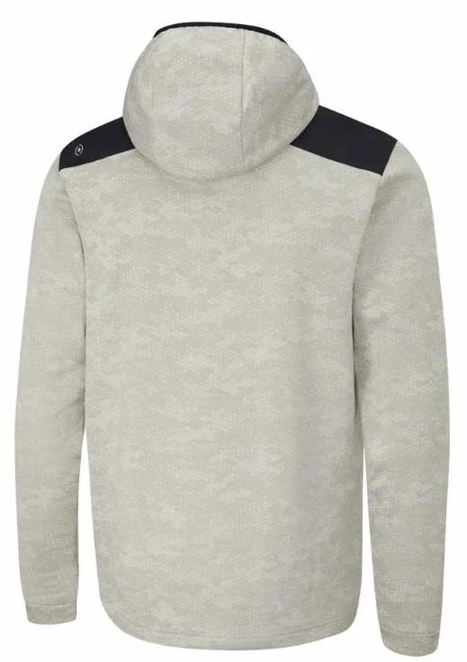 PING Nexa Hooded half zip fleece men's sweatshirt, willow/black