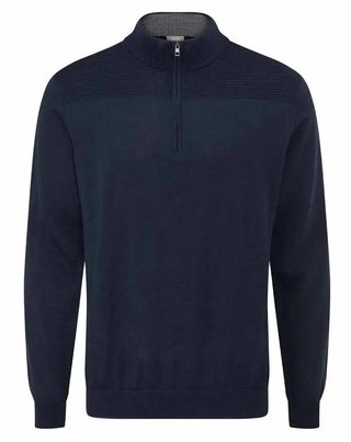 PING Dorset Quarter zip mens sweater, navy