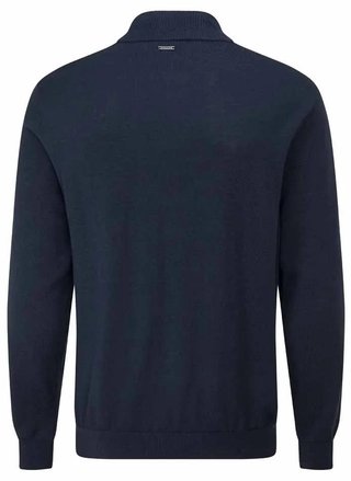PING Dorset Quarter zip mens sweater, navy