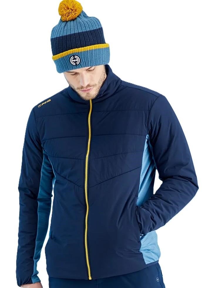 PING Magnitude Insulated hybrid mens jacket, navy/blue fusion