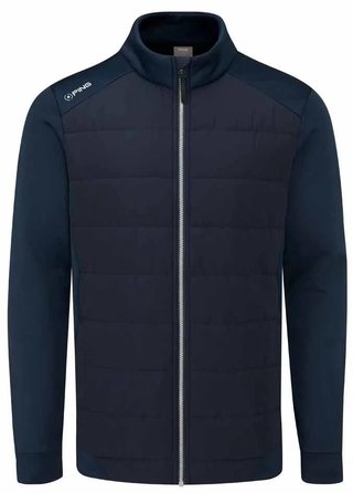PING Aiden Hybrid fleece mens jacket, navy