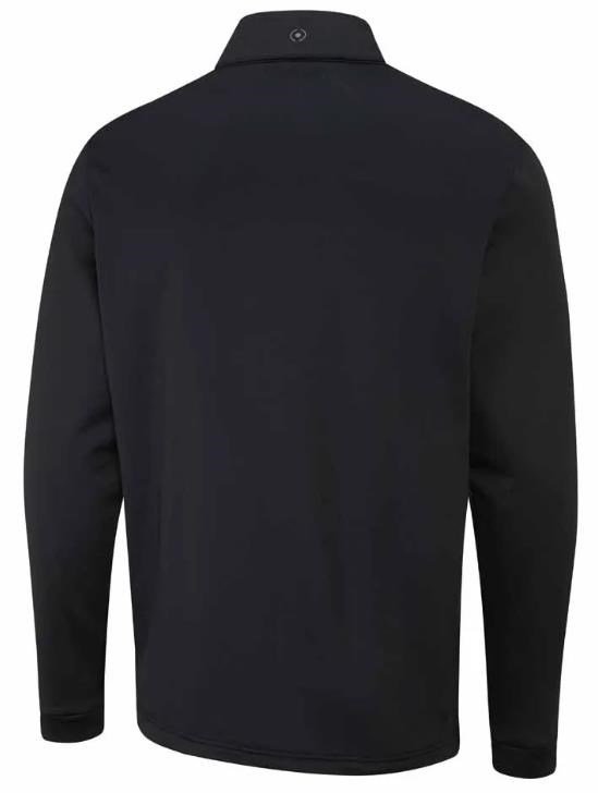 PING Astbury fleece mens jacket, black/asphalt
