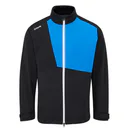 PING Impervious Waterproof men's jacket, black/brilliant blue