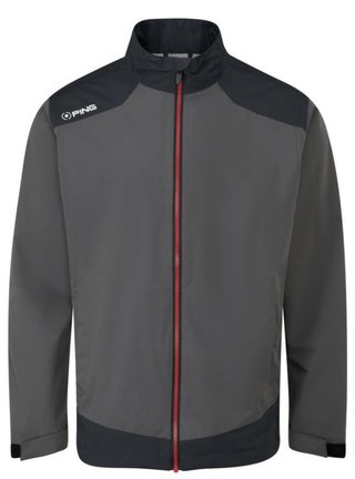 PING AquaDrive Waterproof men's jacket, asphalt/black