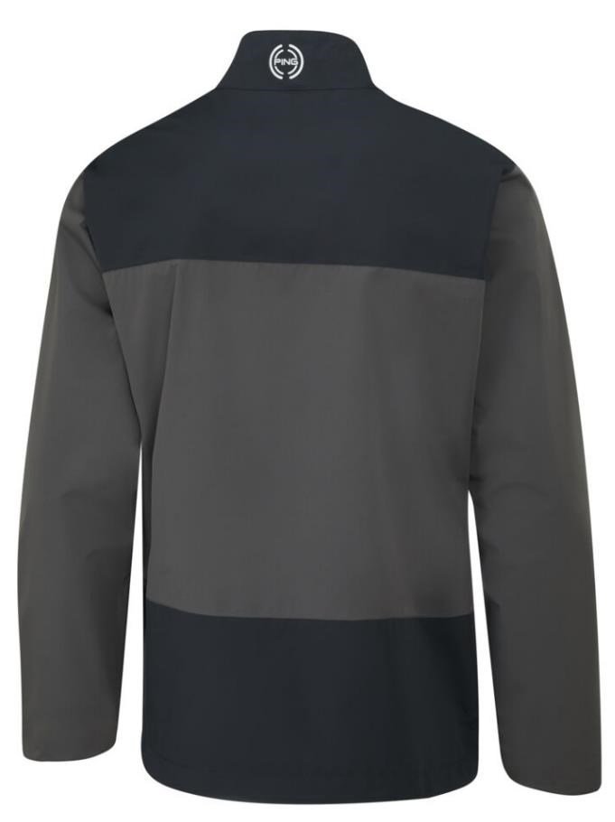 PING AquaDrive Waterproof men's jacket, asphalt/black