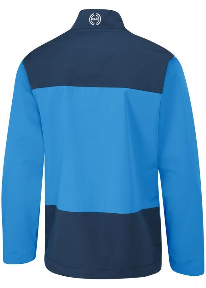 PING AquaDrive Waterproof men's jacket, brilliant blue/oxford blue