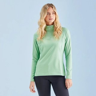 PING Jasmine Printed Long Sleeve women's top, eucalyptus multi