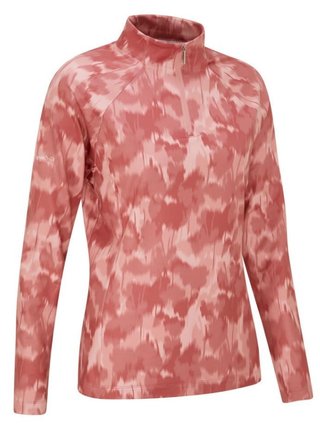 PING Jasmine Printed Long Sleeve ladies top, rose multi