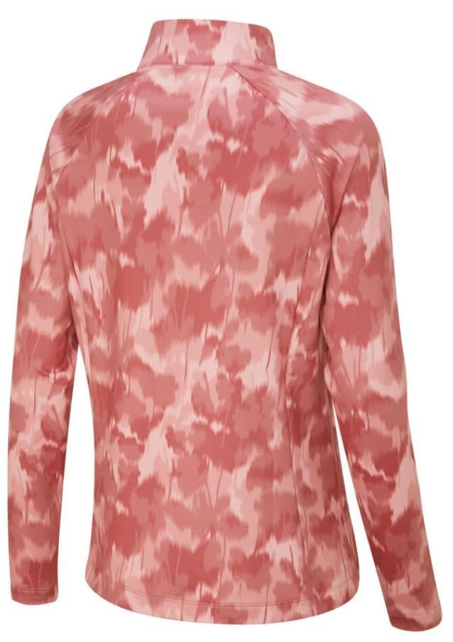 PING Jasmine Printed Long Sleeve ladies top, rose multi