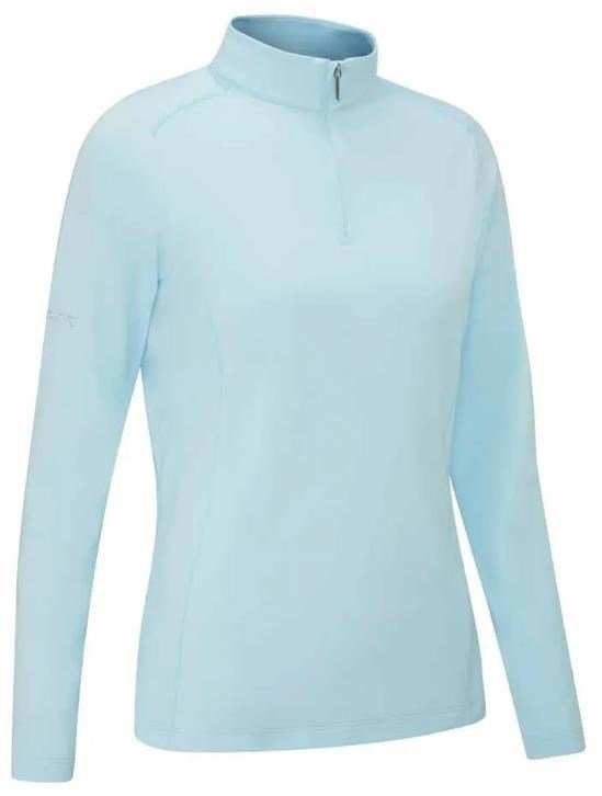 PING Aveline Half Zip dámská mikina s dlouhým rukávem, crystal blue