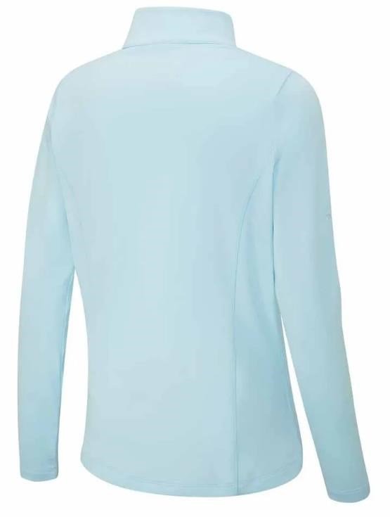 PING Aveline Half Zip dámská mikina s dlouhým rukávem, crystal blue