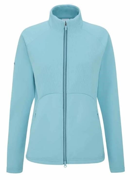 PING Catherine Full Zip Fleece ladies sweatshirt, oasis
