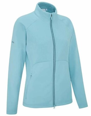 PING Catherine Full Zip Fleece ladies sweatshirt, oasis