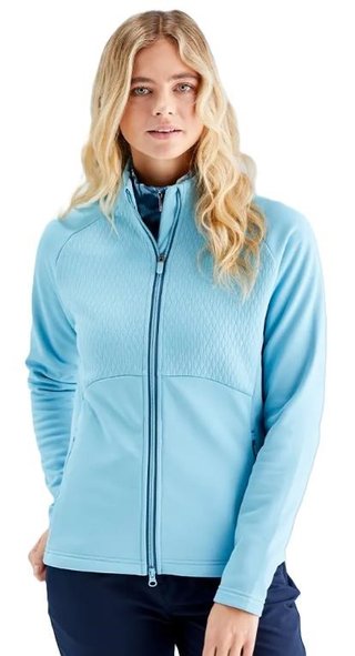 PING Catherine Full Zip Fleece ladies sweatshirt, oasis