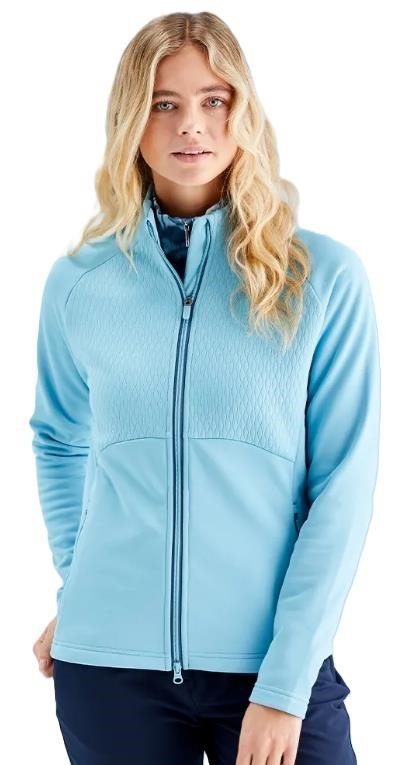 PING Catherine Full Zip Fleece ladies sweatshirt, oasis
