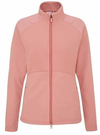 PING Catherine Full Zip Fleece women's sweatshirt, muted pink