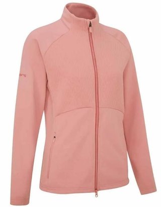 PING Catherine Full Zip Fleece women's sweatshirt, muted pink
