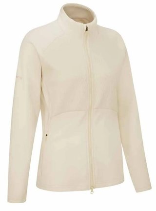 PING Catherine Full Zip Fleece ladies sweatshirt, chalk