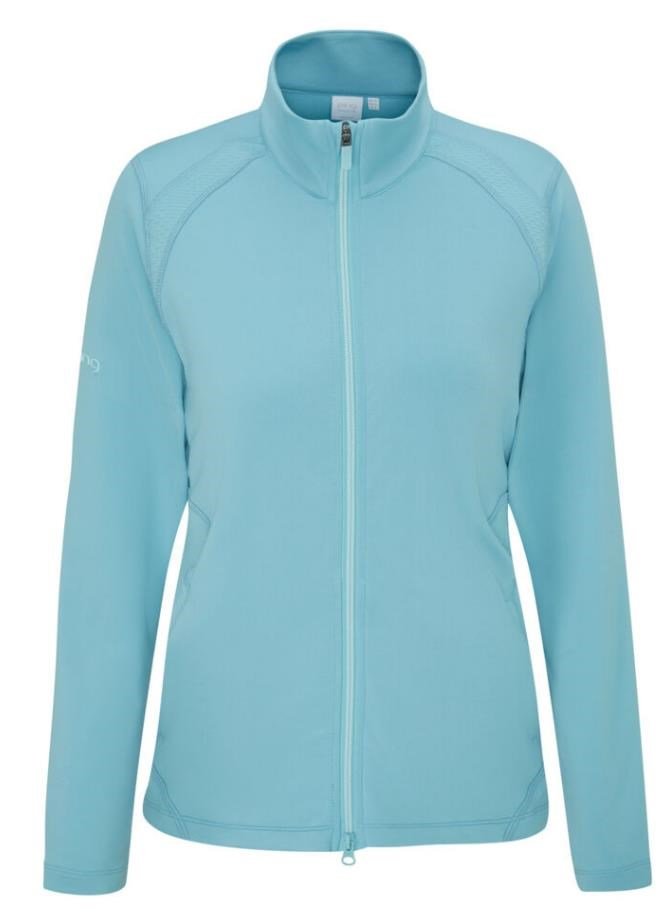 PING Eda Lightweight Full Zip ladies jacket, oasis