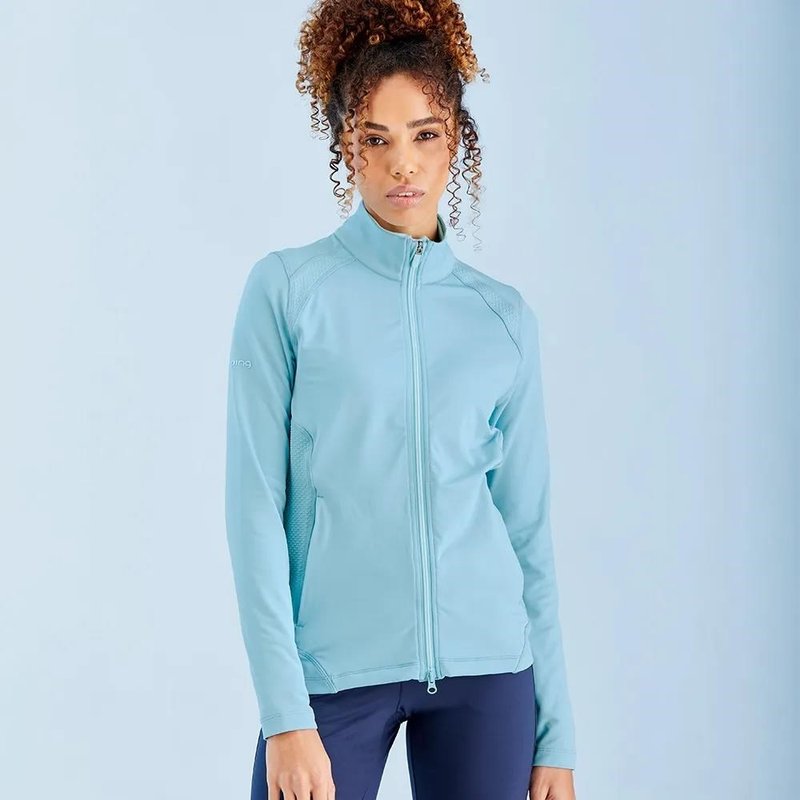 PING Eda Lightweight Full Zip ladies jacket, oasis