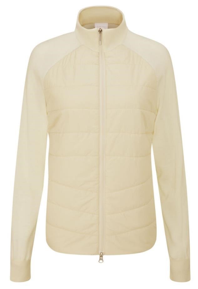PING Fran Hybrid full-zip ladies jacket, chalk/egret