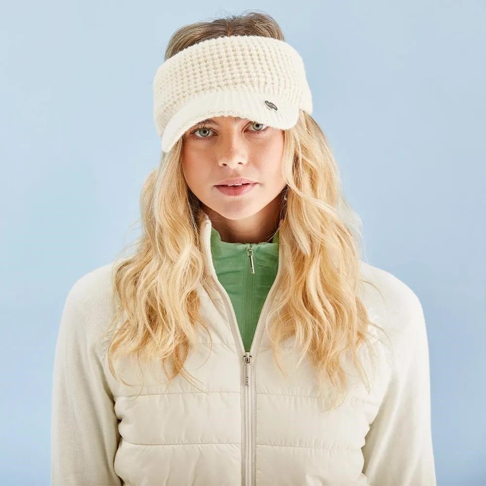 PING Fran Hybrid full-zip ladies jacket, chalk/egret