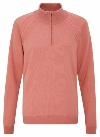 PING Melodie Half-zip lined ladies sweater, muted pink