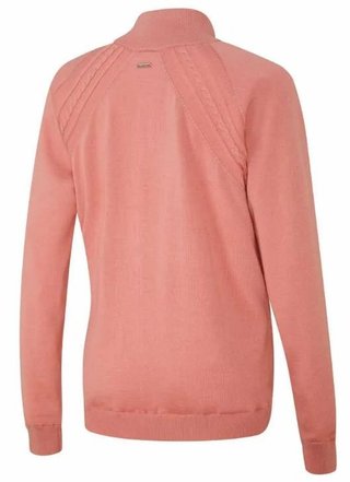 PING Melodie Half-zip lined ladies sweater, muted pink