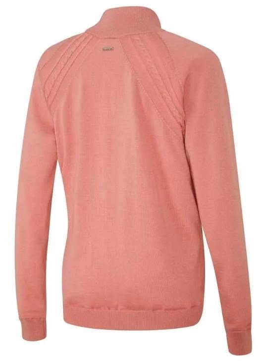 PING Melodie Half-zip lined ladies sweater, muted pink