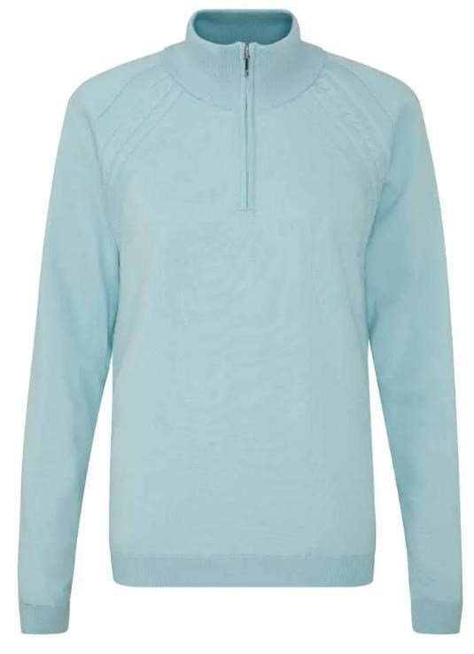 PING Melodie Half-zip lined ladies sweater, opal