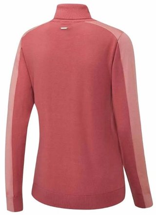 PING Lockett Roll neck ladies sweater, rose/muted pink