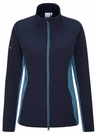 PING Casey insulated hybrid ladies jacket, navy/blue fusion