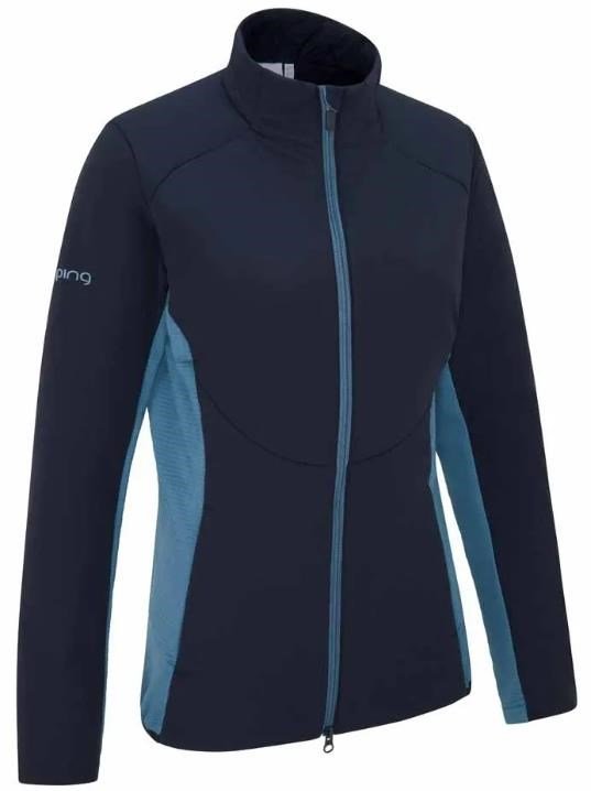 PING Casey insulated hybrid ladies jacket, navy/blue fusion