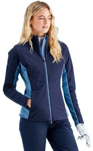 PING Casey insulated hybrid ladies jacket, navy/blue fusion