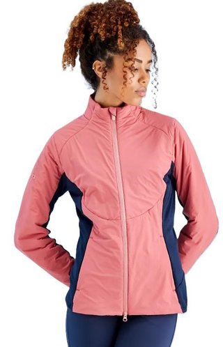 PING Casey insulated hybrid ladies jacket, rose/navy